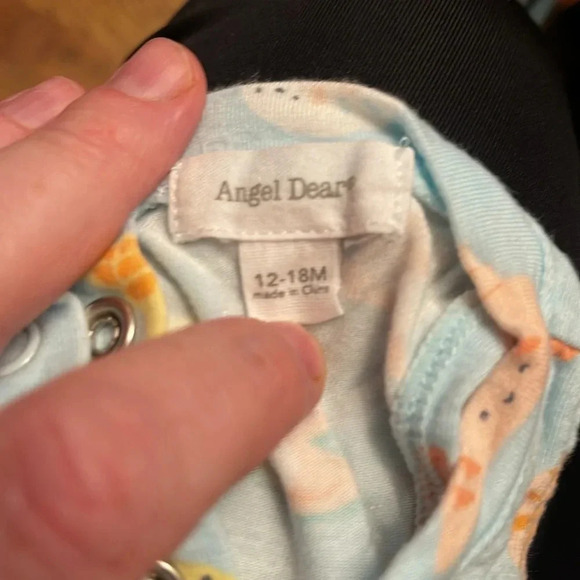 Angel Dear sea creature print bamboo romper size 12-18M - Picture 4 of 5